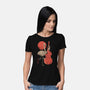 Flamingo Song-Womens-Basic-Tee-eduely