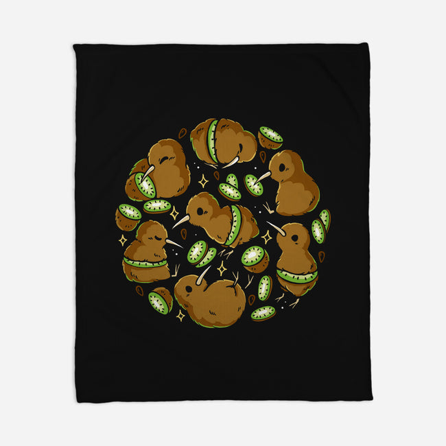 Kiwi Birds-None-Fleece-Blanket-Vallina84