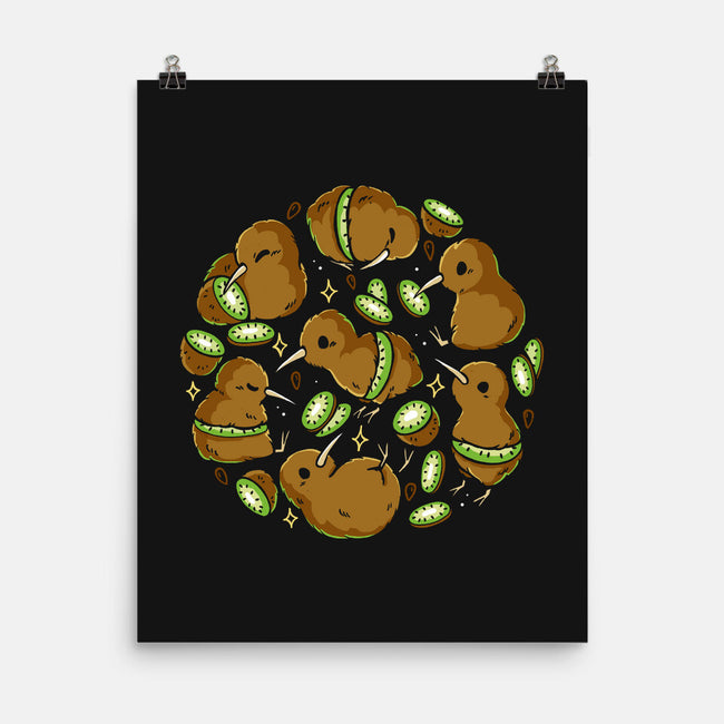 Kiwi Birds-None-Matte-Poster-Vallina84