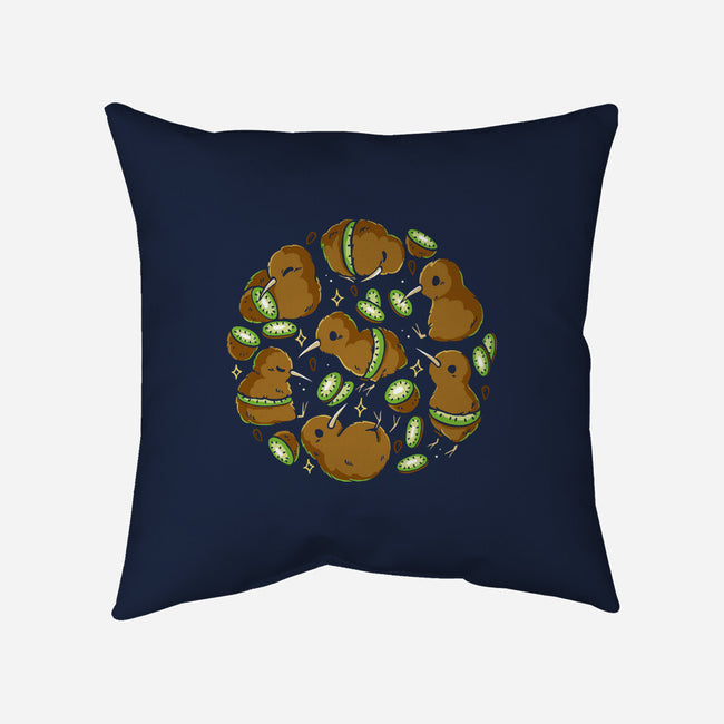 Kiwi Birds-None-Removable Cover w Insert-Throw Pillow-Vallina84