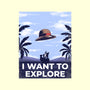 I Want To Explore-Mens-Basic-Tee-alfbocreative