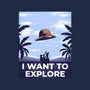 I Want To Explore-Mens-Basic-Tee-alfbocreative