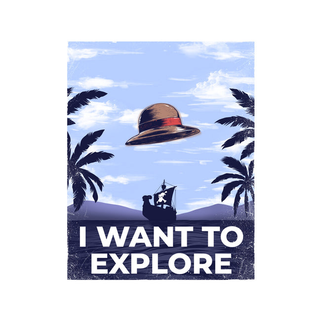 I Want To Explore-None-Removable Cover w Insert-Throw Pillow-alfbocreative