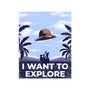 I Want To Explore-None-Removable Cover w Insert-Throw Pillow-alfbocreative
