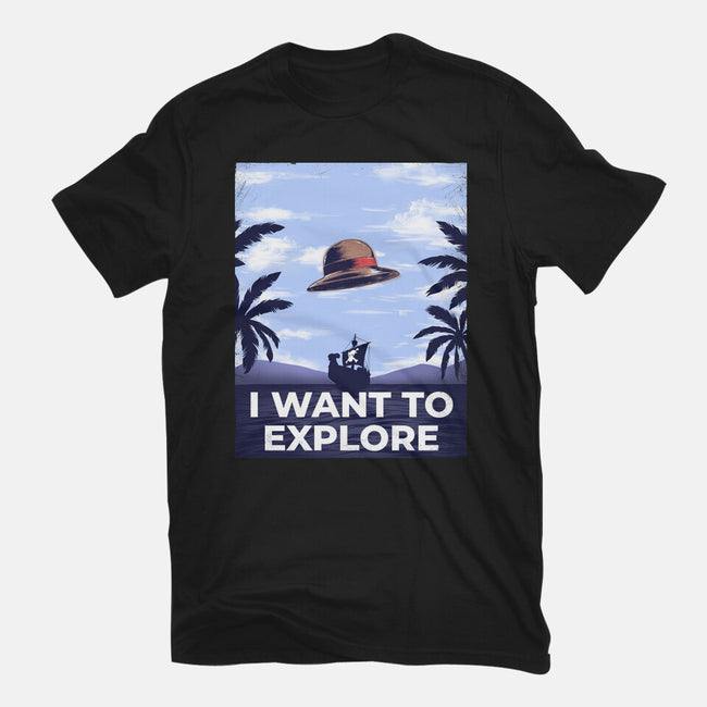 I Want To Explore-Mens-Basic-Tee-alfbocreative