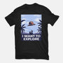 I Want To Explore-Mens-Basic-Tee-alfbocreative