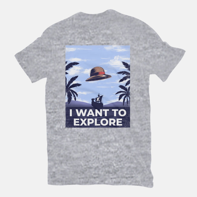I Want To Explore-Mens-Basic-Tee-alfbocreative