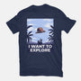 I Want To Explore-Mens-Basic-Tee-alfbocreative