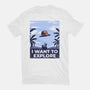 I Want To Explore-Unisex-Basic-Tee-alfbocreative