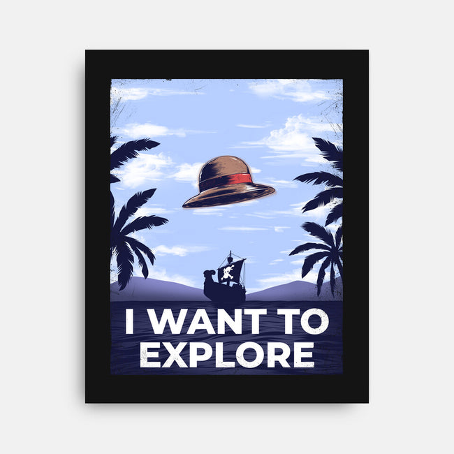 I Want To Explore-None-Stretched-Canvas-alfbocreative