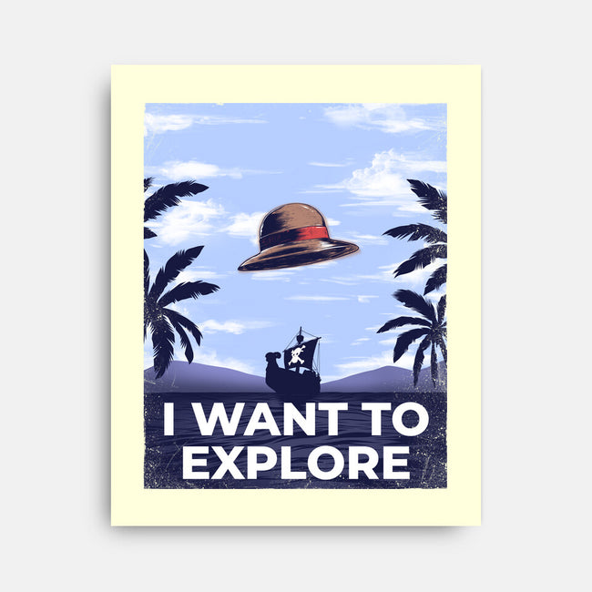 I Want To Explore-None-Stretched-Canvas-alfbocreative