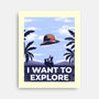 I Want To Explore-None-Stretched-Canvas-alfbocreative