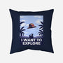 I Want To Explore-None-Removable Cover w Insert-Throw Pillow-alfbocreative