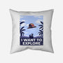 I Want To Explore-None-Removable Cover w Insert-Throw Pillow-alfbocreative