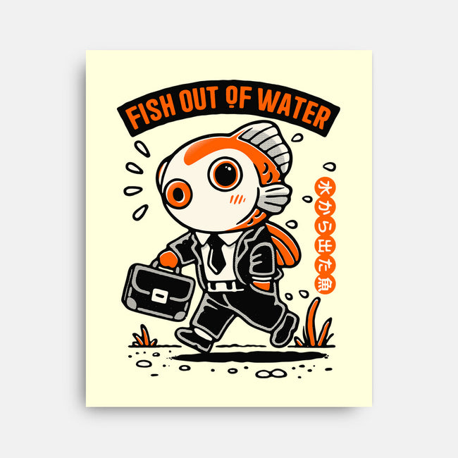 Fish Out Of Water-None-Stretched-Canvas-Popnotic