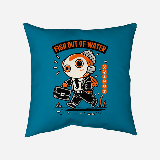 Fish Out Of Water-None-Removable Cover w Insert-Throw Pillow-Popnotic