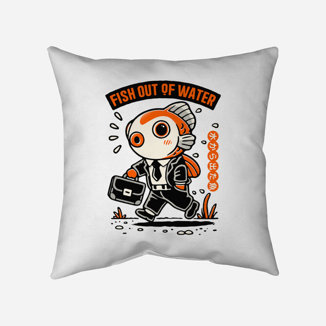 Fish Out Of Water-None-Removable Cover w Insert-Throw Pillow-Popnotic