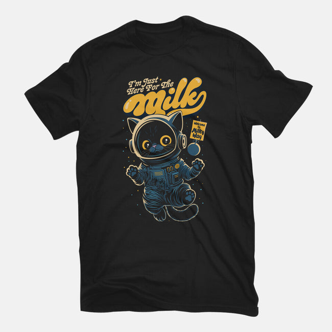 I'm Just Here For The Milk-Womens-Basic-Tee-Popnotic