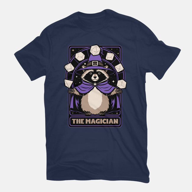 Raccoon RPG Wizard-Mens-Basic-Tee-Studio Mootant