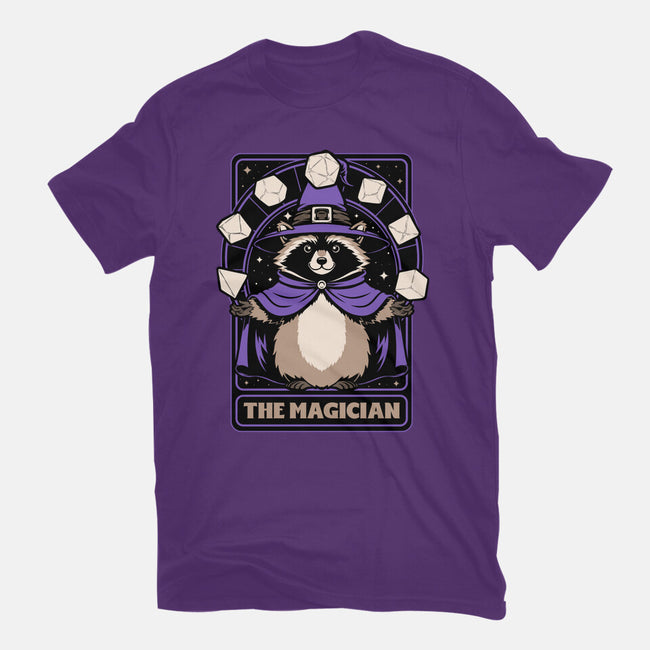 Raccoon RPG Wizard-Mens-Basic-Tee-Studio Mootant