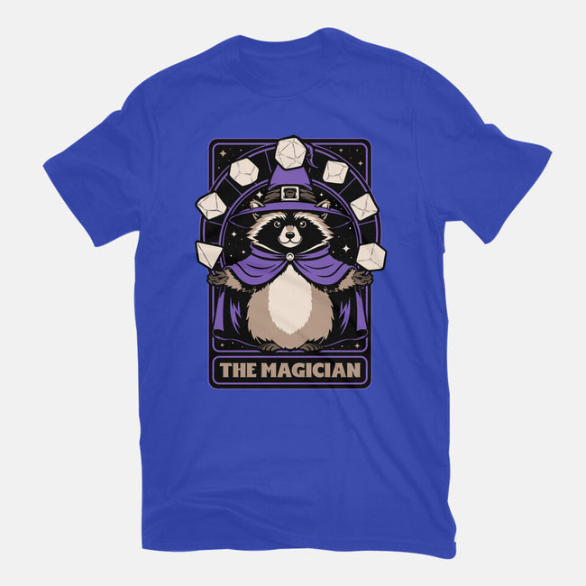 Raccoon RPG Wizard-Mens-Basic-Tee-Studio Mootant