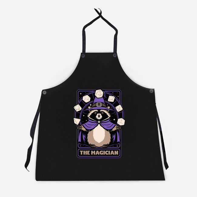 Raccoon RPG Wizard-Unisex-Kitchen-Apron-Studio Mootant