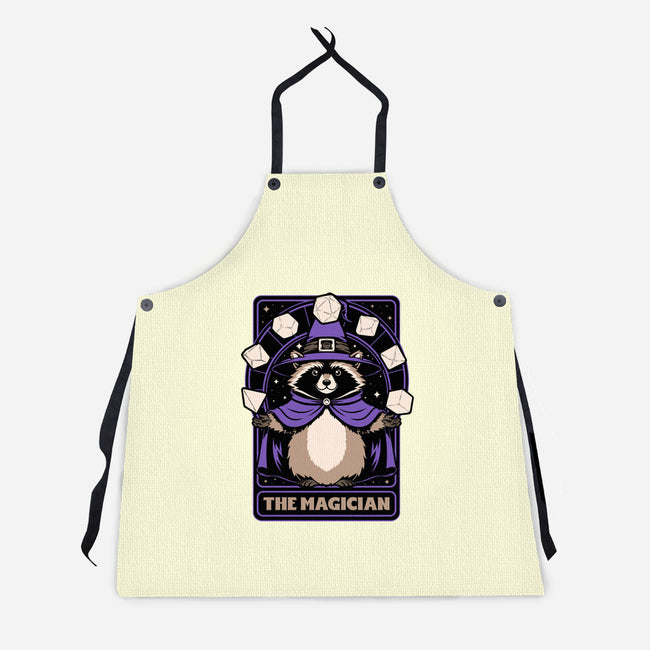 Raccoon RPG Wizard-Unisex-Kitchen-Apron-Studio Mootant
