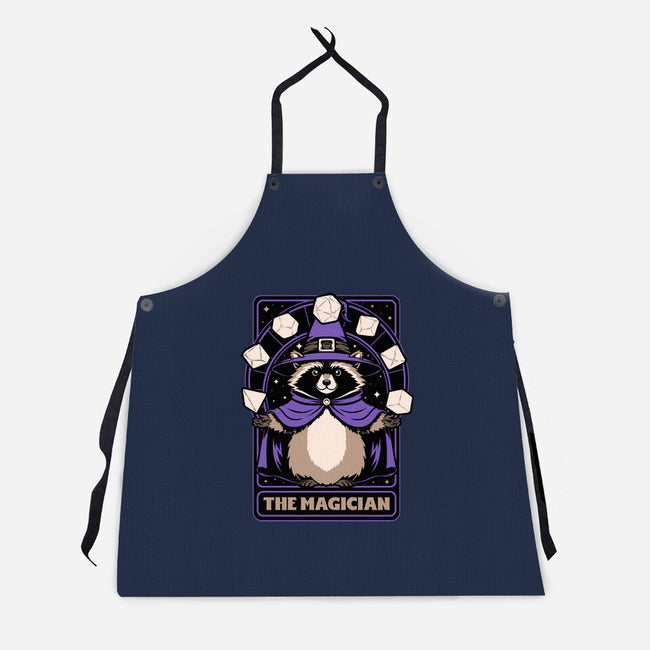Raccoon RPG Wizard-Unisex-Kitchen-Apron-Studio Mootant