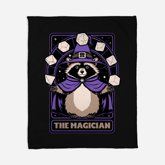 Raccoon RPG Wizard-None-Fleece-Blanket-Studio Mootant