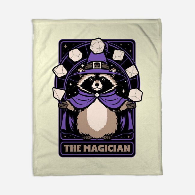 Raccoon RPG Wizard-None-Fleece-Blanket-Studio Mootant