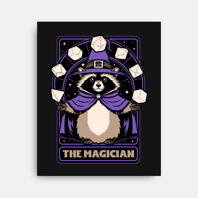 Raccoon RPG Wizard-None-Stretched-Canvas-Studio Mootant