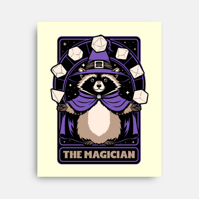 Raccoon RPG Wizard-None-Stretched-Canvas-Studio Mootant