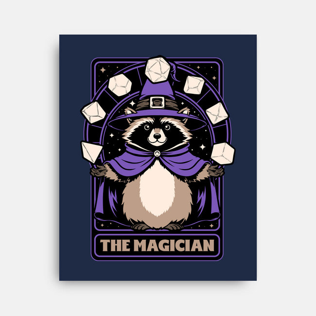 Raccoon RPG Wizard-None-Stretched-Canvas-Studio Mootant