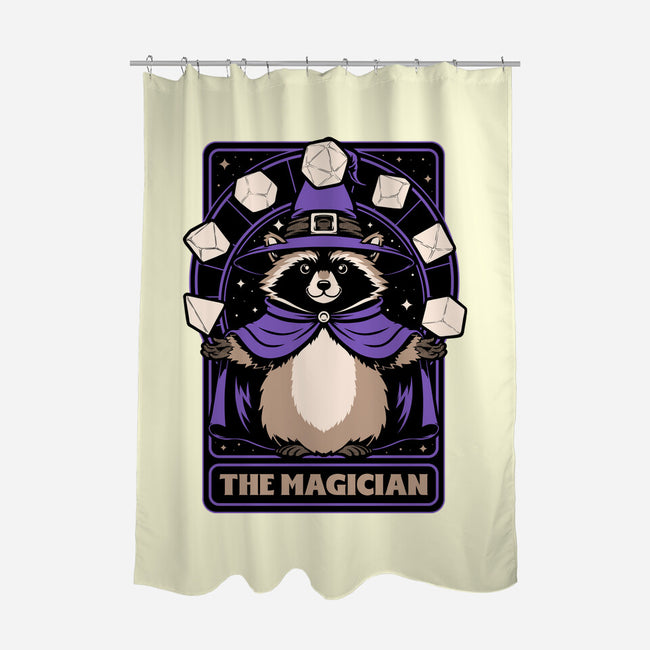 Raccoon RPG Wizard-None-Polyester-Shower Curtain-Studio Mootant