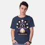 Raccoon RPG Wizard-Mens-Basic-Tee-Studio Mootant