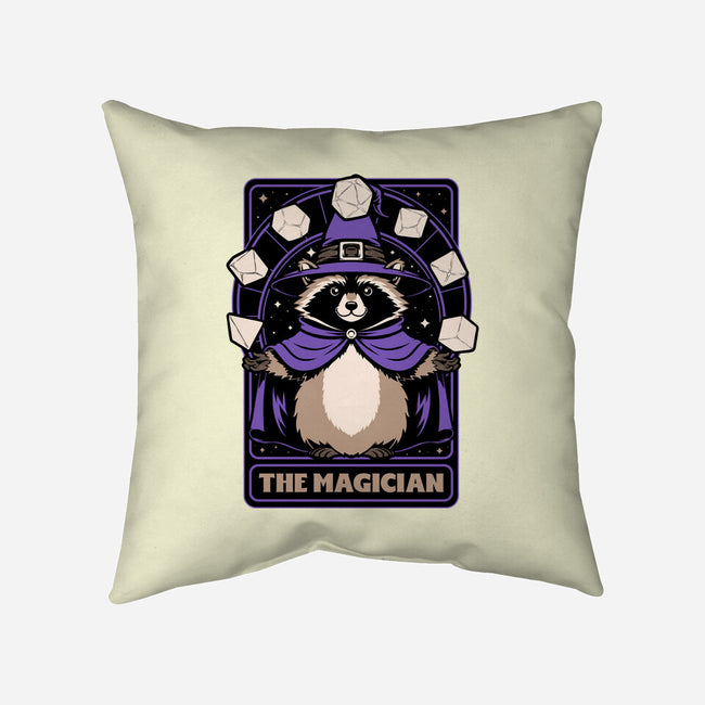 Raccoon RPG Wizard-None-Removable Cover w Insert-Throw Pillow-Studio Mootant