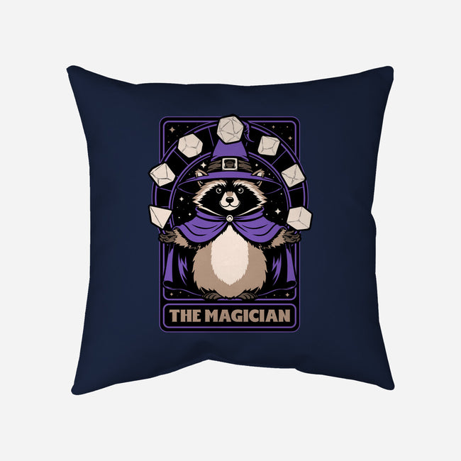 Raccoon RPG Wizard-None-Removable Cover w Insert-Throw Pillow-Studio Mootant