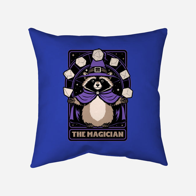 Raccoon RPG Wizard-None-Removable Cover w Insert-Throw Pillow-Studio Mootant