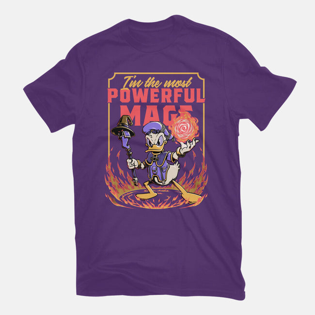 Powerful Duck Mage-Womens-Basic-Tee-Studio Mootant