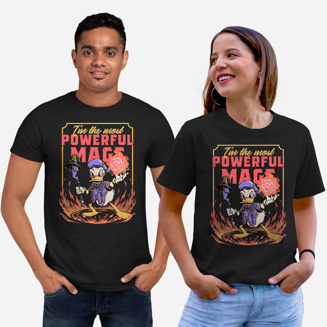 Powerful Duck Mage-Unisex-Basic-Tee-Studio Mootant