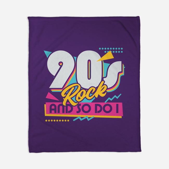 Rock Retro-None-Fleece-Blanket-Studio Mootant