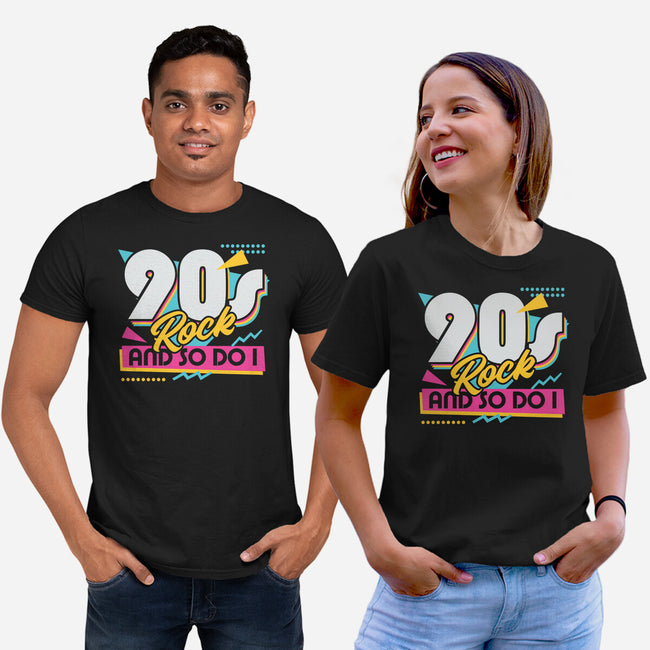 Rock Retro-Unisex-Basic-Tee-Studio Mootant