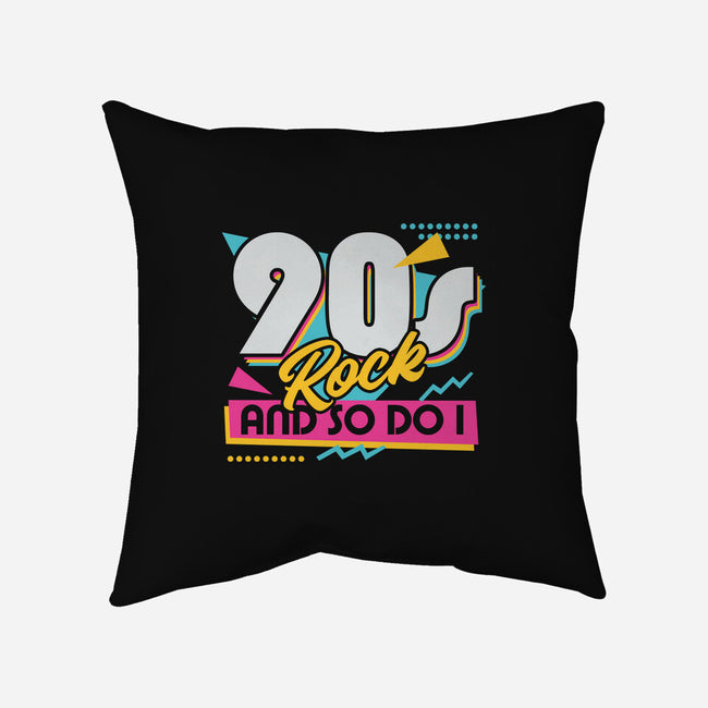 Rock Retro-None-Removable Cover w Insert-Throw Pillow-Studio Mootant