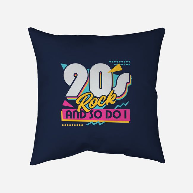 Rock Retro-None-Removable Cover w Insert-Throw Pillow-Studio Mootant