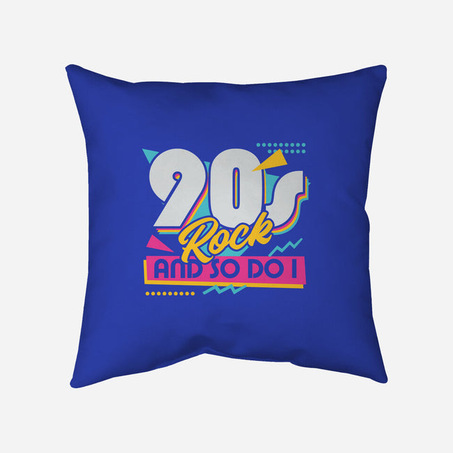 Rock Retro-None-Removable Cover w Insert-Throw Pillow-Studio Mootant