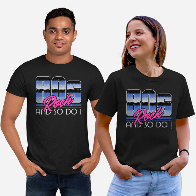 80s Rock-Unisex-Basic-Tee-Studio Mootant