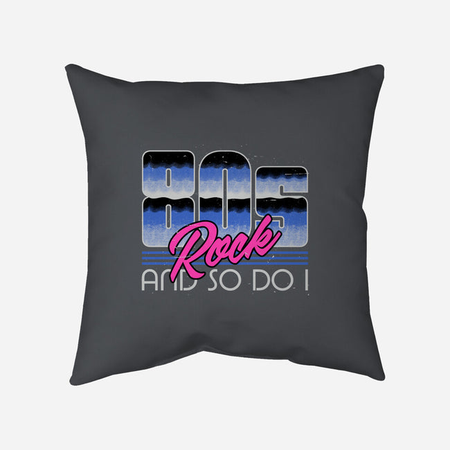 80s Rock-None-Removable Cover w Insert-Throw Pillow-Studio Mootant