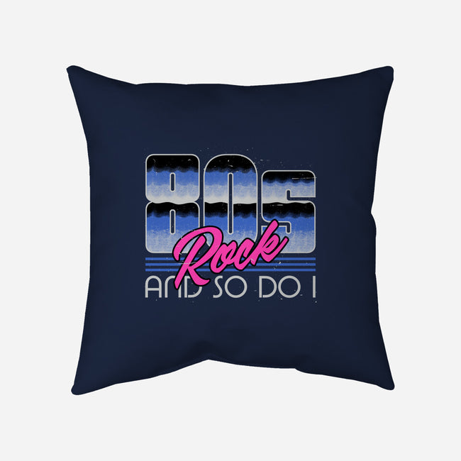 80s Rock-None-Removable Cover w Insert-Throw Pillow-Studio Mootant