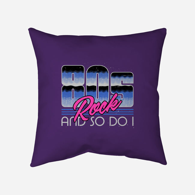 80s Rock-None-Removable Cover w Insert-Throw Pillow-Studio Mootant