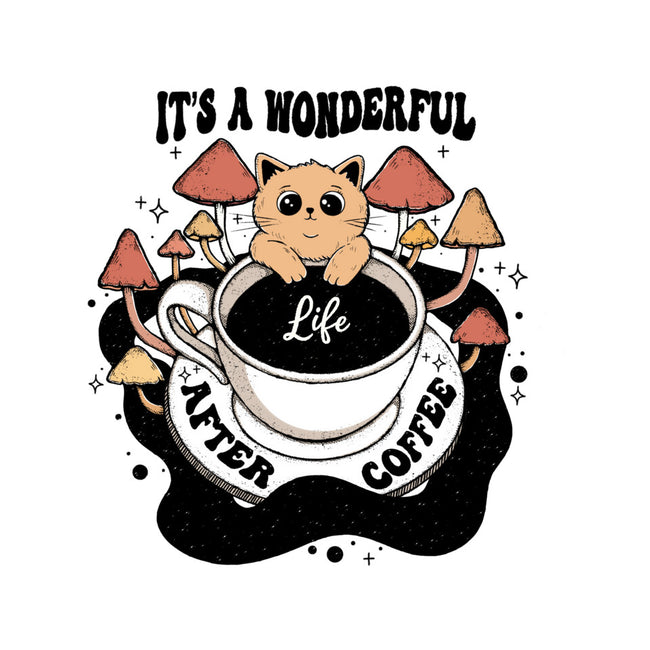 It's A Wonderful Life After Coffee-None-Stretched-Canvas-Trendlory
